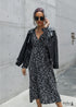 Polka Dot Women black Dress